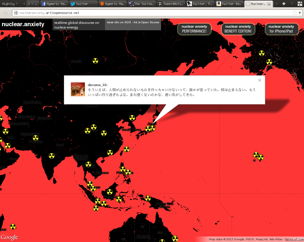 Nuclear Anxiety website screenshot