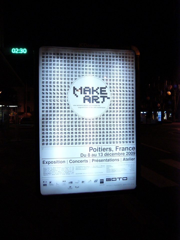 LAFKON "make art 2009 posters" (Sébastien Vriet)