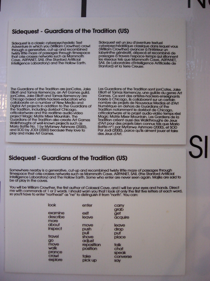The Guardians of the Tradition "Sidequest" (Sébastien Vriet)