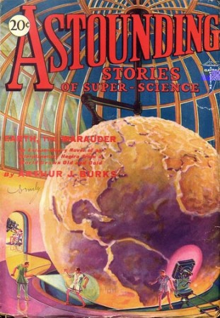 astounding stories of super science: earth the marauder