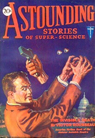 astounding stories of super science: the invisible death