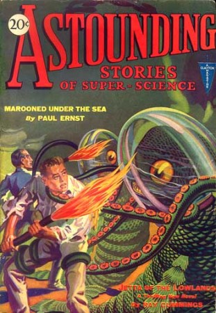 astounding stories of super science: marooned under the sea